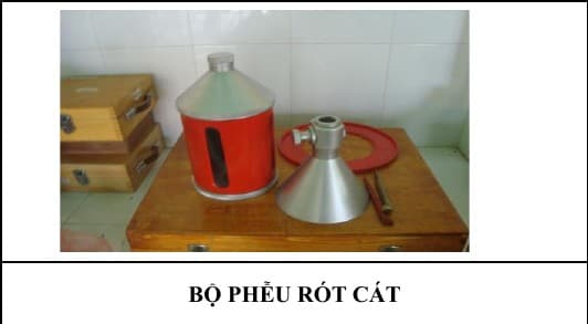 BỘ PHỄU RÓT CÁT