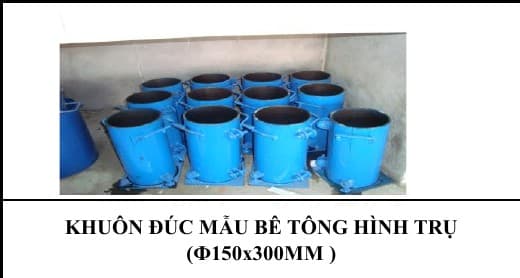 KHUÔN ĐÚC MẪU BÊ TÔNG HÌNH TRỤ (Ф150x300MM)
