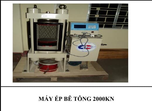 MÁY ÉP BÊ TÔNG 2000KN