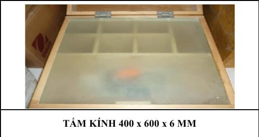 TẤM KÍNH 400 x 600 x 6 MM