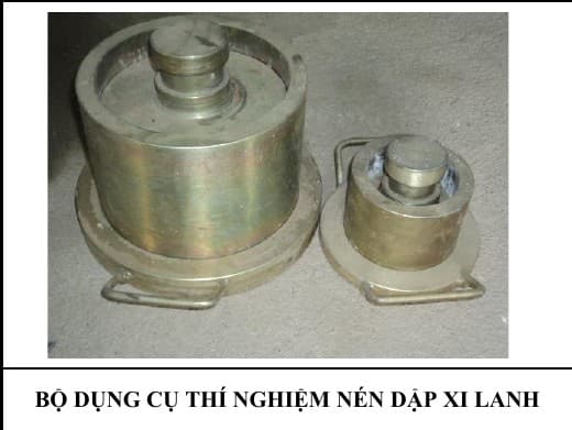 BỘ DỤNG CỤ THÍ NGHIỆM NÉN DẬP XI LANH